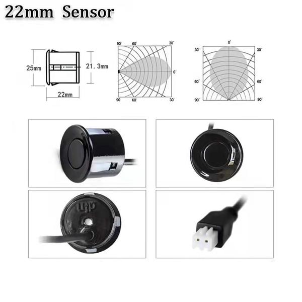 Imagem de Sensor Estacionamento Carro 4 Sensores Display Kp S100