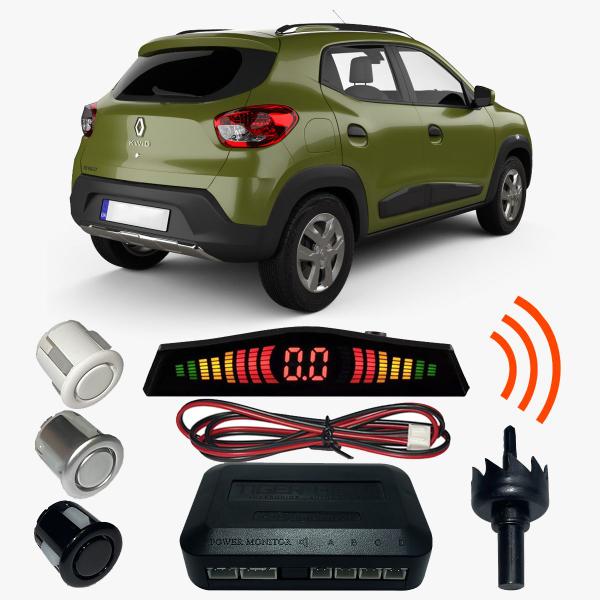 Imagem de Sensor Estacionamento Ré Kwid com Display 4 pontos