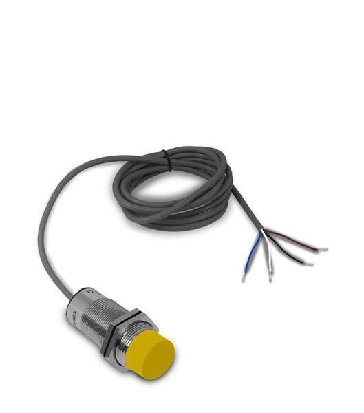 Imagem de Sensor Indutivo Cabo LM30 3015PC Não Faceado 30mm 6Vcc à  36Vcc PNP NA + NF Sibratec