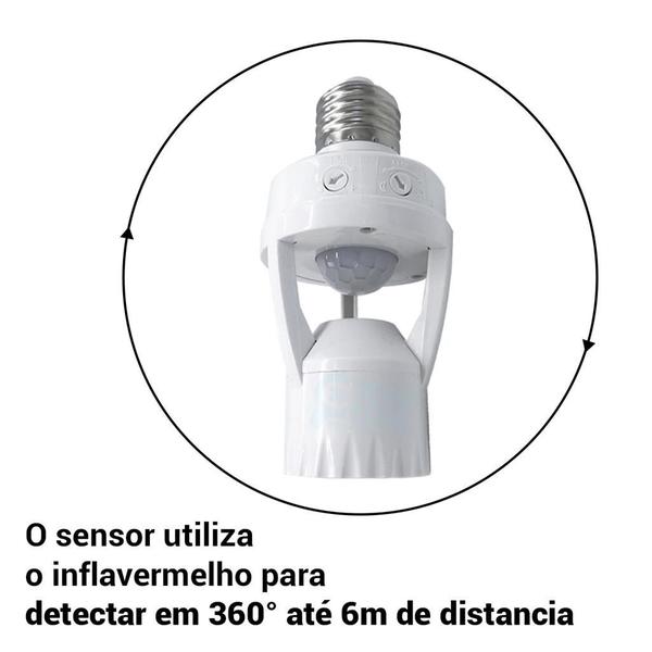 Imagem de Sensor Infrared Motion Infravermelho 360 E27 Soquete Lamp