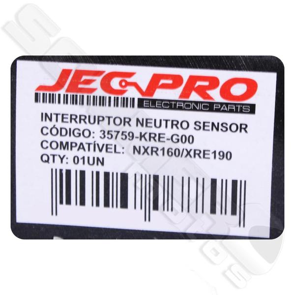 Imagem de Sensor Interruptor Neutro Nxr Bros 160/ Xre 190 Jec Pro