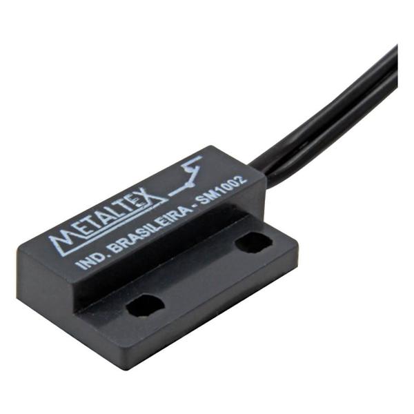 Imagem de Sensor Magnético 1NF Preto SM1002 Metaltex