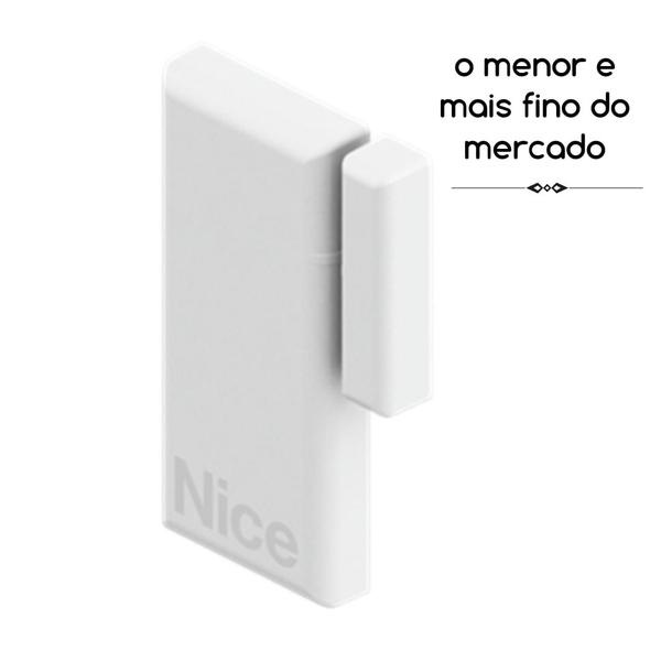 Imagem de Sensor Magnético Slim Sem Fio Nice Genno Bateria de Lithium - 5 Peças