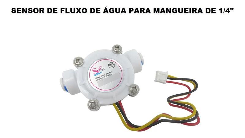 Imagem de Sensor Medidor De Fluxo 1/4"