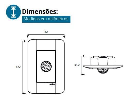 Imagem de Sensor presenca parede 110g 4x2 smart x-control bivolt exatron lesp4000