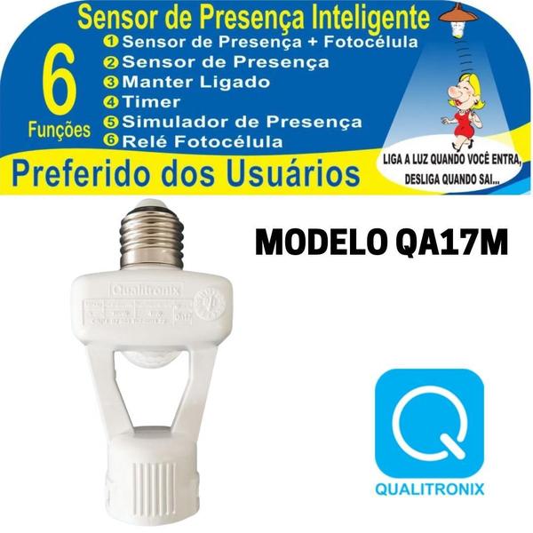 Imagem de Sensor Presença Qualitronix Com soquete E-27 QA17M