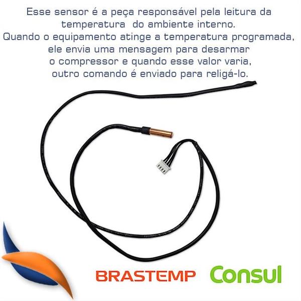 Imagem de Sensor Temperatura Ar Condicionado Brastemp Consul W10625213