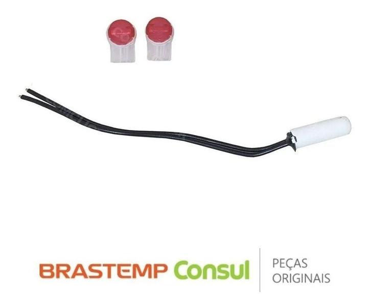 Imagem de Sensor Temperatura / Degelo Brastemp 2,7k Brm39 Brm47 Brm49