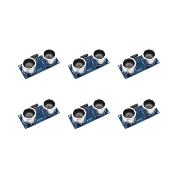 Imagem de Sensor Ultrassônico HC-SR04P - Alcance Amplo (3-5.5V) - Pacote com 10 a 1 Unidade