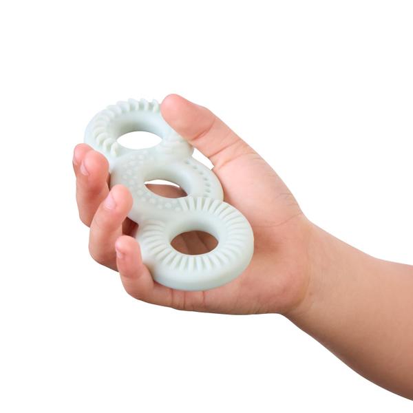 Imagem de Sensory Fidget Tactile Triple Infinity Loop, conjunto de 4