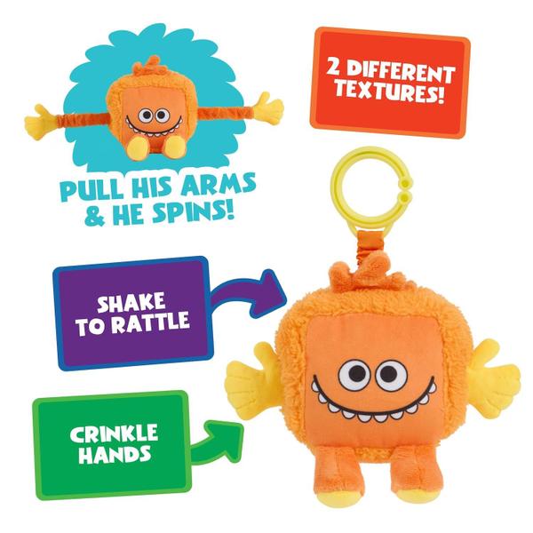 Imagem de Sensory Plush Monsters WowWee Super Simple Dewey Orange