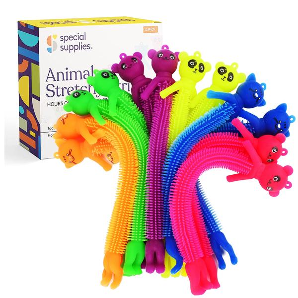 Imagem de Sensory Toy Special Supplies, conjunto de 12 cordas elásticas para animais