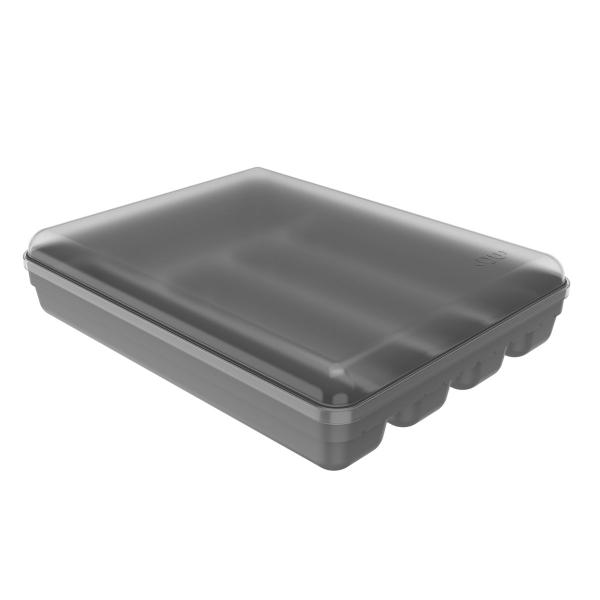 Separador Porta Talheres com Tampa Organizador de Gaveta Multiuso Logic - Ou Imagem de Separador Porta Talheres com Tampa Organizador de Gaveta Multiuso Logic