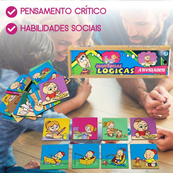 Sequências Lógicas Atividades Brinquedo Educativo - Simque Imagem de Sequências Lógicas Atividades Brinquedo Educativo
