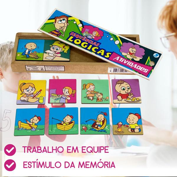 Sequências Lógicas Atividades Brinquedo Educativo - Simque Imagem de Sequências Lógicas Atividades Brinquedo Educativo