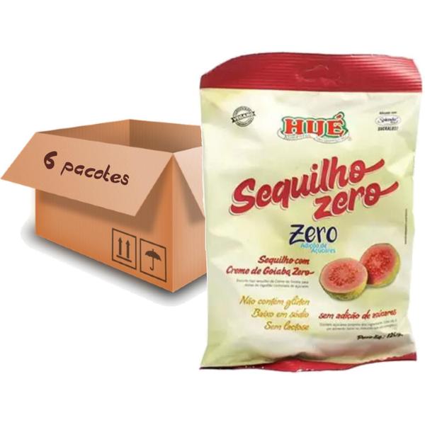 Imagem de Sequilho Creme De Goiaba Zero Hué 120G (6 Pacotes)