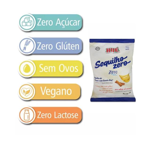 Sequilho De Banana Com Canela Zero Hué 120G - HUE Imagem de Sequilho De Banana Com Canela Zero Hué 120G