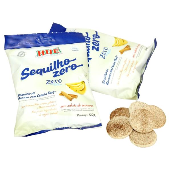 Sequilho De Banana Com Canela Zero Hué 120G - HUE Imagem de Sequilho De Banana Com Canela Zero Hué 120G