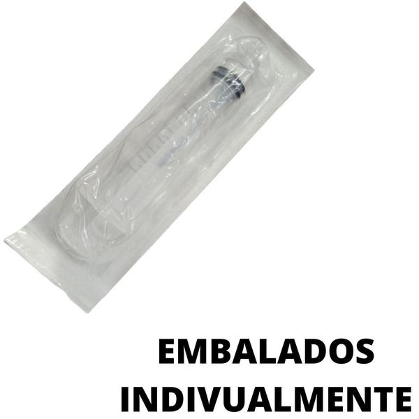 Imagem de Seringa Esterilizadas Com Dosador Anvisa Bico Luer Slip 10ml - 10un.