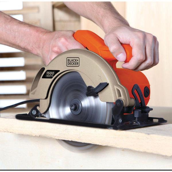 Imagem de Serra Black & Decker Circular 7, 1500W, Ergonômico, Laranja - CS1024-B2