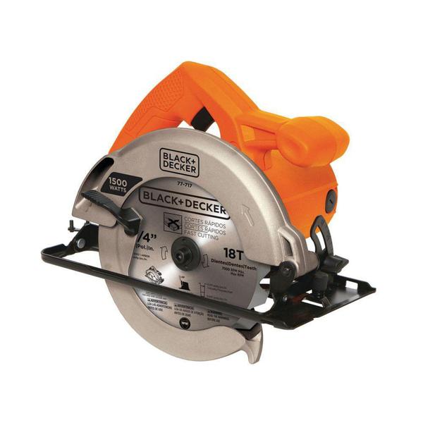 Imagem de Serra Black & Decker Circular 7, 1500W, Ergonômico, Laranja - CS1024-B2