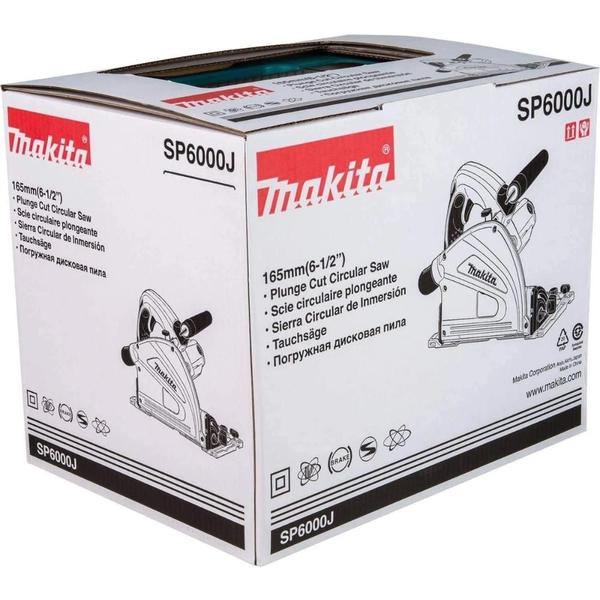 Imagem de Serra Circular 165Mm Industrial 1300W Com Lâmina Maleta Mak-Pac SP6000J 220V Makita