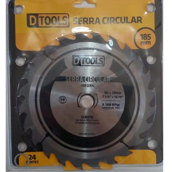 Imagem de Serra Circular 7'' 1/4 24D  Dtools TH5188