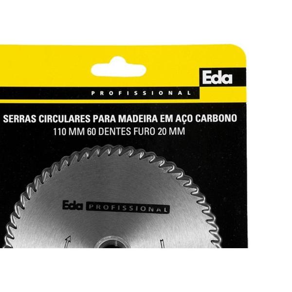 Imagem de Serra Circular Aco Carbono Eda 110Mm - 60D - 0Lb