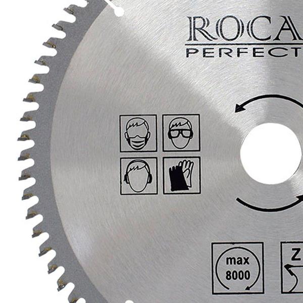 Imagem de Serra Circular Com Pastilha Para Alumínio - Med. 250 mm X 80 dentes - 120,0001 - ROCAST