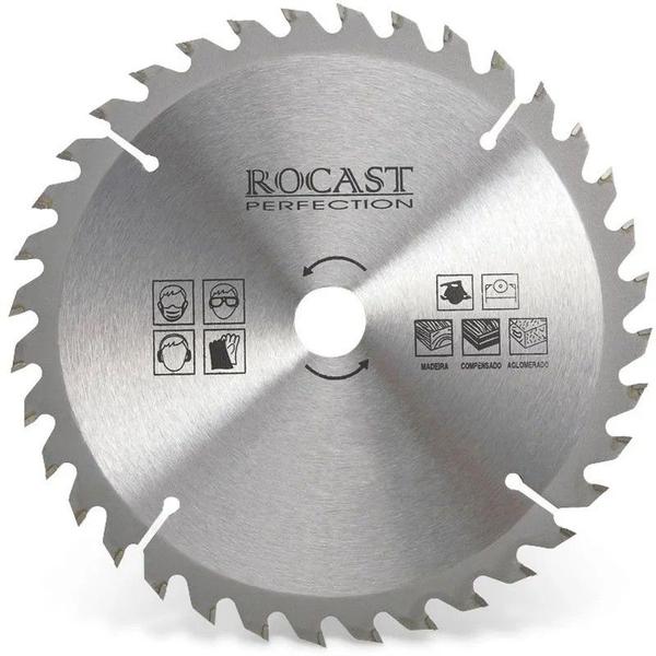 Imagem de Serra Circular Com Pastilha Para Madeira - Med. 9.1/4" X 24 dentes - 35,0004 - ROCAST