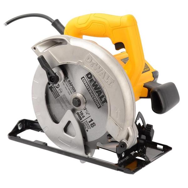 Imagem de Serra Circular de 7.1/4" (184 mm) 1400w 5500rpm com Disco de Wídea 18d 127v - Dewalt DWE560BR