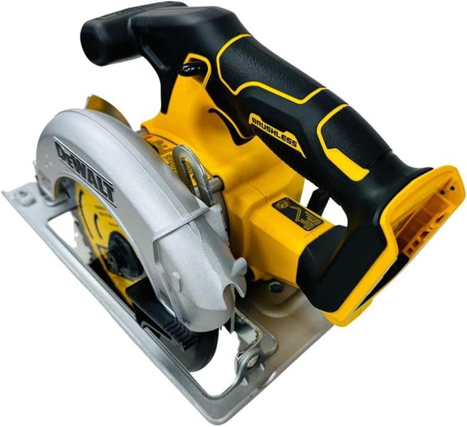 Imagem de Serra circular DEWALT DCS566 20V sem fio sem escova 6,5" amarela