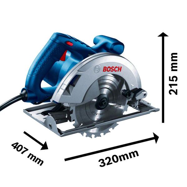 Imagem de Serra Circular Elétrica Bosch Professional Gks 20 65 184mm 2000w Azul 220v