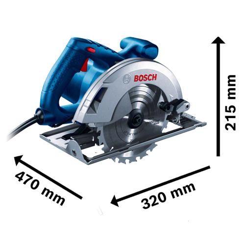 Imagem de Serra Circular GKS 20-65 2000W 220V com 1 Disco de serra e Guia paralelo Bosch 