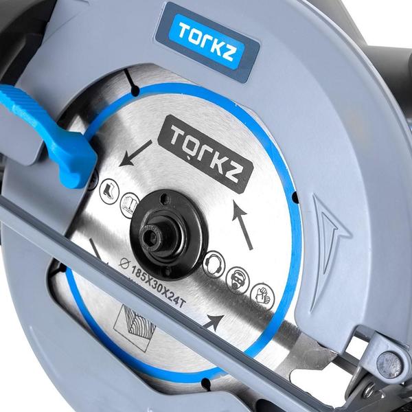 Imagem de Serra Circular Industrial Torkz TRE0006 com acessórios, 1400 Watts - 220 Volts