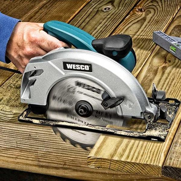 Imagem de Serra Circular Wesco WS3441U 1500W - 5800 RPM 4 Peças