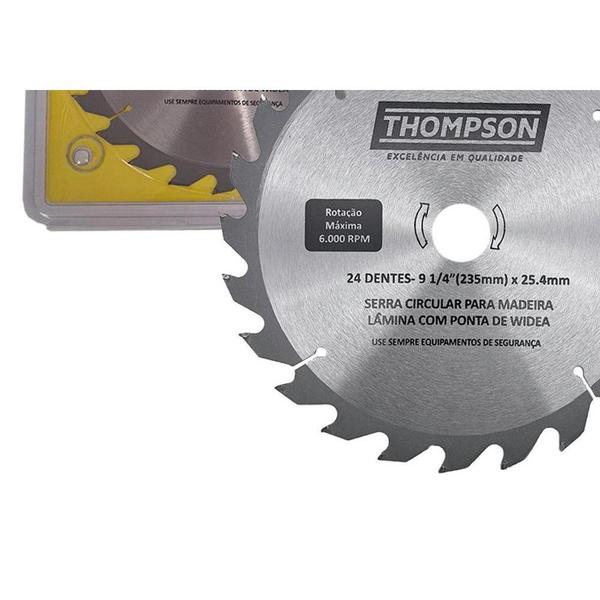 Imagem de Serra Circular Widea Thompson 9.1/4''X 24 Dentes X 25Mm