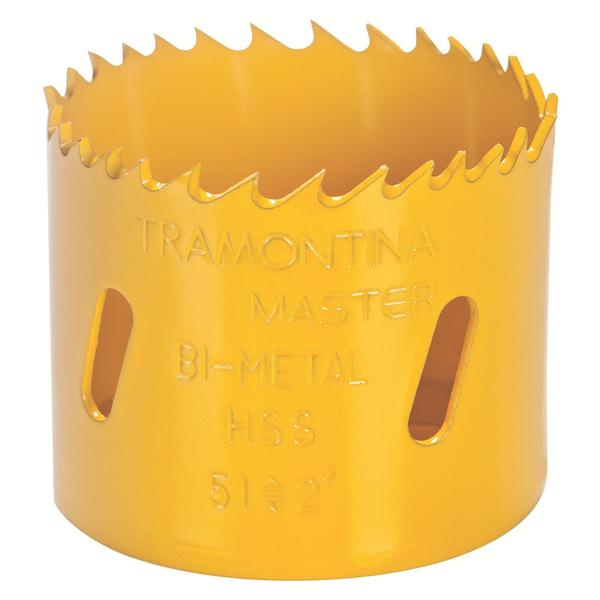 Imagem de Serra Copo Bi-Metálica 68mm 2.11/16pol Tramontina MASTER Dentes Aço Rápido HSS