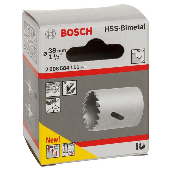 Imagem de Serra copo Bosch bimetálica HSS Cobalto 38 mm, 1.1/2"