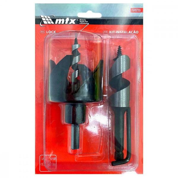 Imagem de Serra Copo Jogo Mtx Kit Instalacao De Fechadura 22X54Mm-7049255