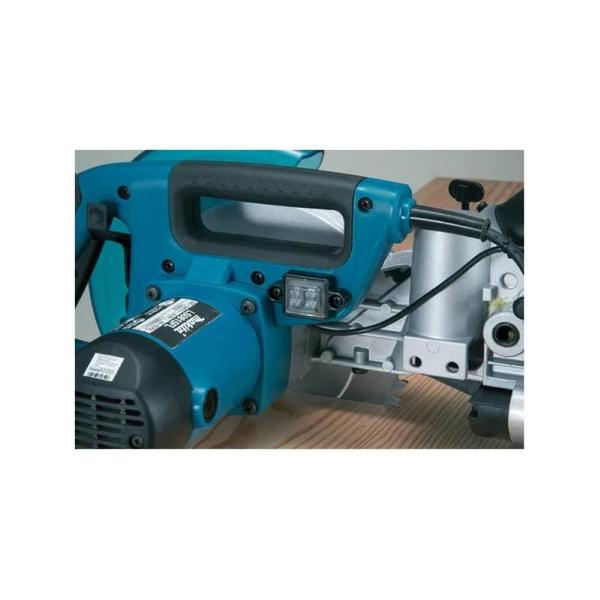 Imagem de Serra de Esquadria Industrial 1400W Chave Coletor de Pó Esquadro Morsa Disco LS0815FL 220V Makita