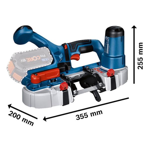 Imagem de Serra de Fita a Bateria Bosch GCB 18V-63, 18V SB