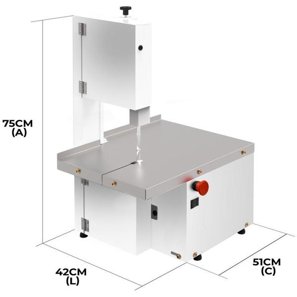 Imagem de Serra Fita De Bancada 146Mm 1/3Cv Saro Bivolt