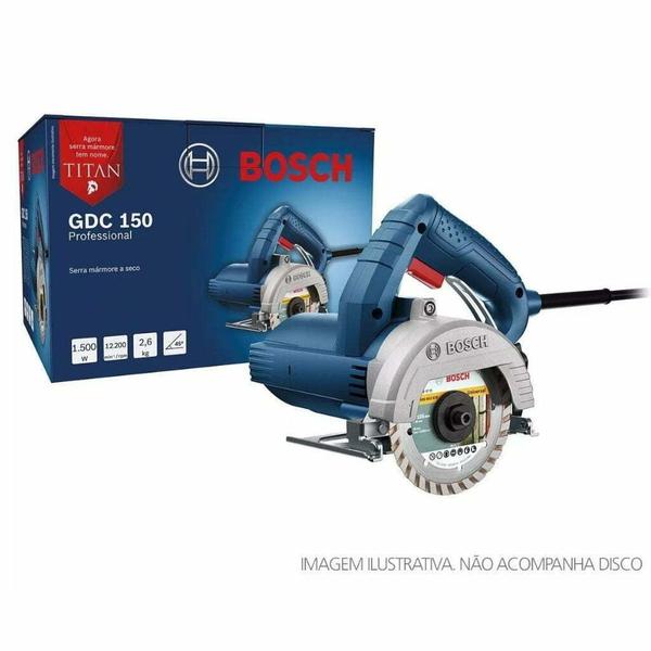 Imagem de Serra Mamoré Bosch GDC150 Titan 1500W: Potência e Precisão na Medida Certa