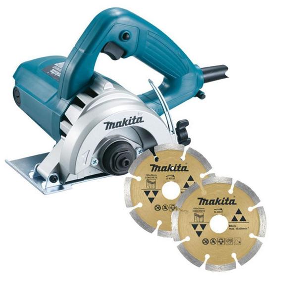 Imagem de Serra Mármore 110mm 1300w 4100NH3ZHX2 c/ 2 Discos 220v - Makita