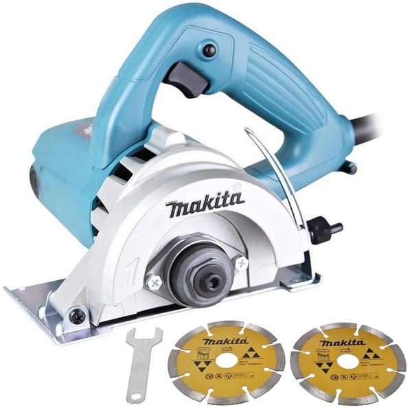 Serra Mármore 4.3/8 POL 1.300W + 2 Discos 4100NH3ZX2 MAKITA Serra Mármore 4.3/8 POL 1.300W + 2 Discos 4100NH3ZX2 MAKITA