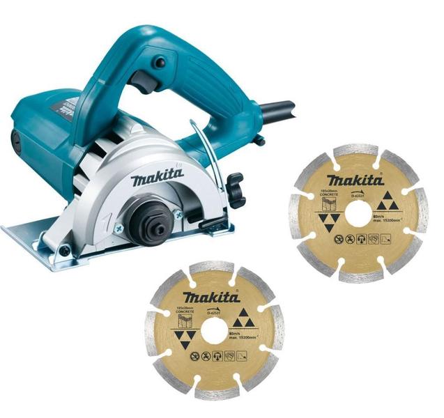 Imagem de Serra Marmore C/Discos 4.3/8"Po 1300w Makita 4100NH3ZX2 220v