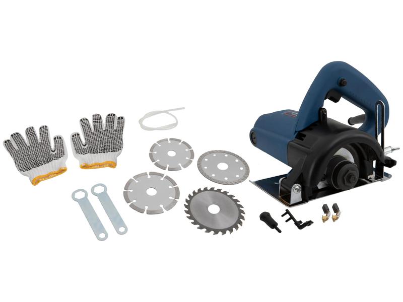 Serra Mármore Elétrica Nell MB91105 110mm - 1300W 1200 RPM 8 Peças Serra Mármore Elétrica Nell MB91105 110mm - 1300W 1200 RPM 8 Peças