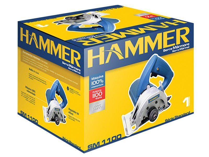 Imagem de Serra Mármore Hammer GYSM1100 - 1100W 14.000 rpm