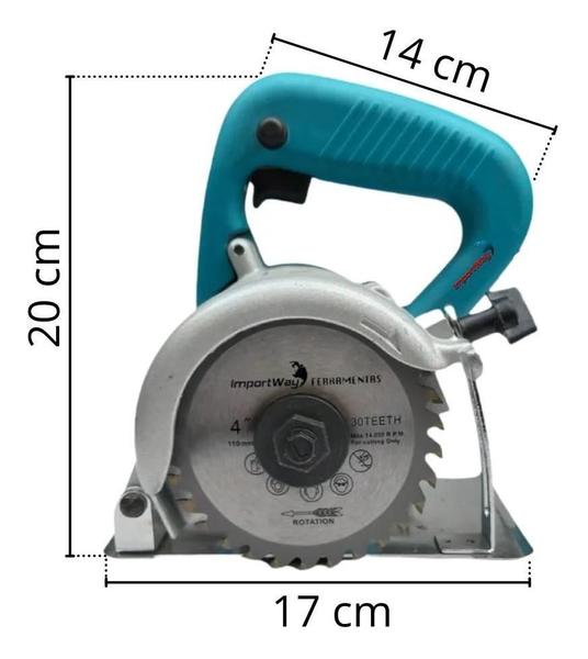 Imagem de Serra Mármore Siga Tools 1680W 110V 12000 RPM 110mm